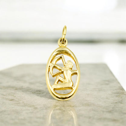 Χρυσό Μενταγιόν Τοξότης 14Κ