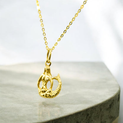 Χρυσό Κολιέ Γοργόνα 14Κ