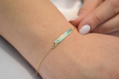 Χειροποίητη Ταυτότητα με Ζιργκόν Κ14