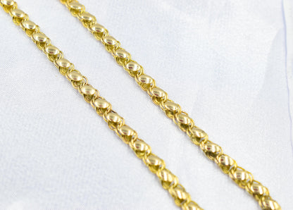 14K Yellow Solid Gold Chain,14K Solid Gold Curb Chain,Cuban Choker Chain,14K Yellow Gold Miami Cuban Link Chain,Exclusive Elegant Necklace