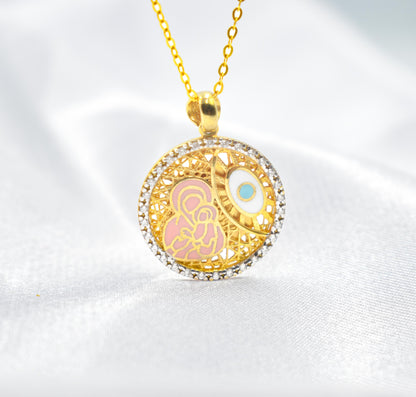 Κωνσταντινάτο Διπλής Όψης με Σμάλτο Κ9