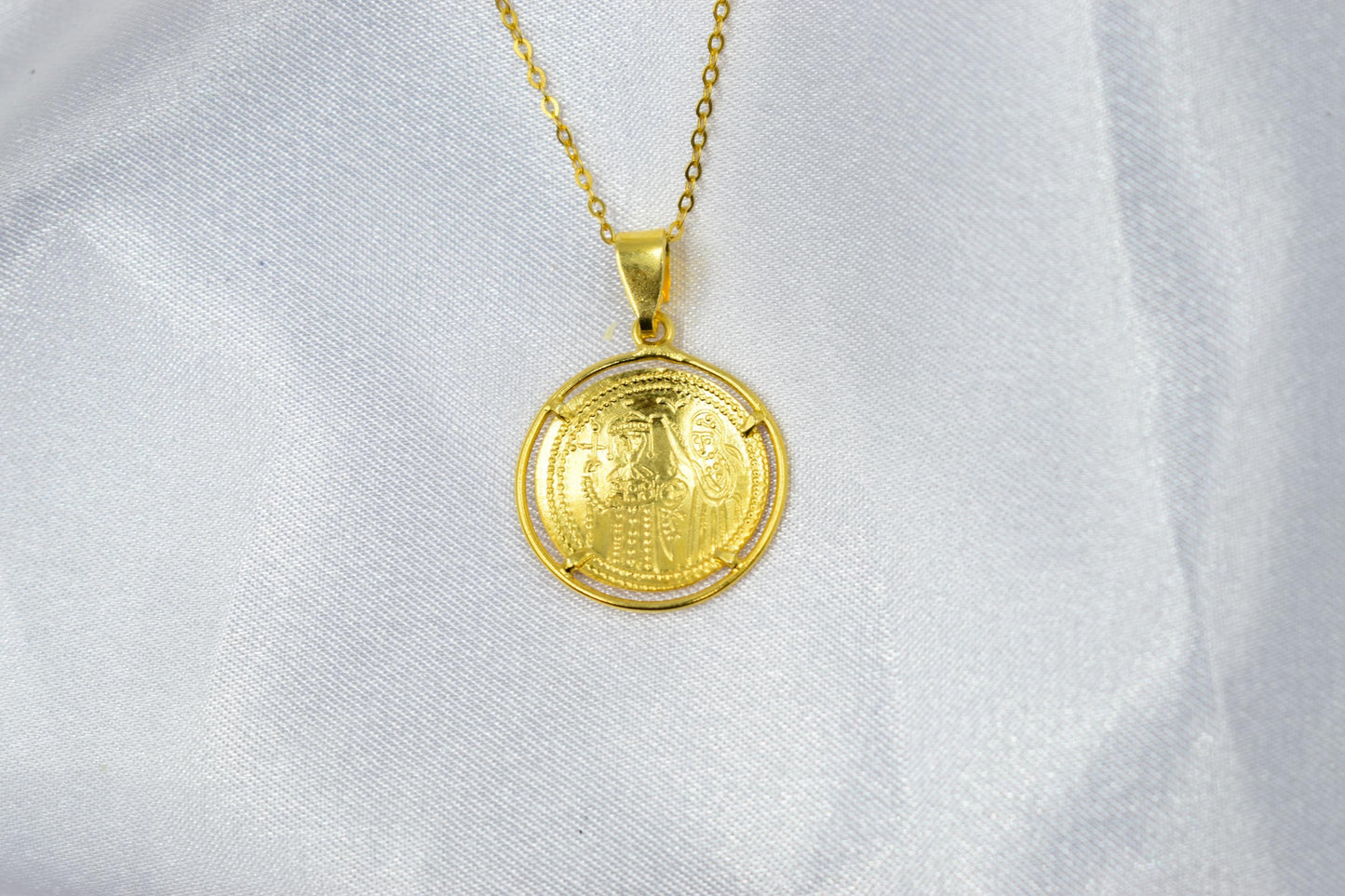 Χρυσό Κωνσταντινάτο Διπλής Όψης Κ14