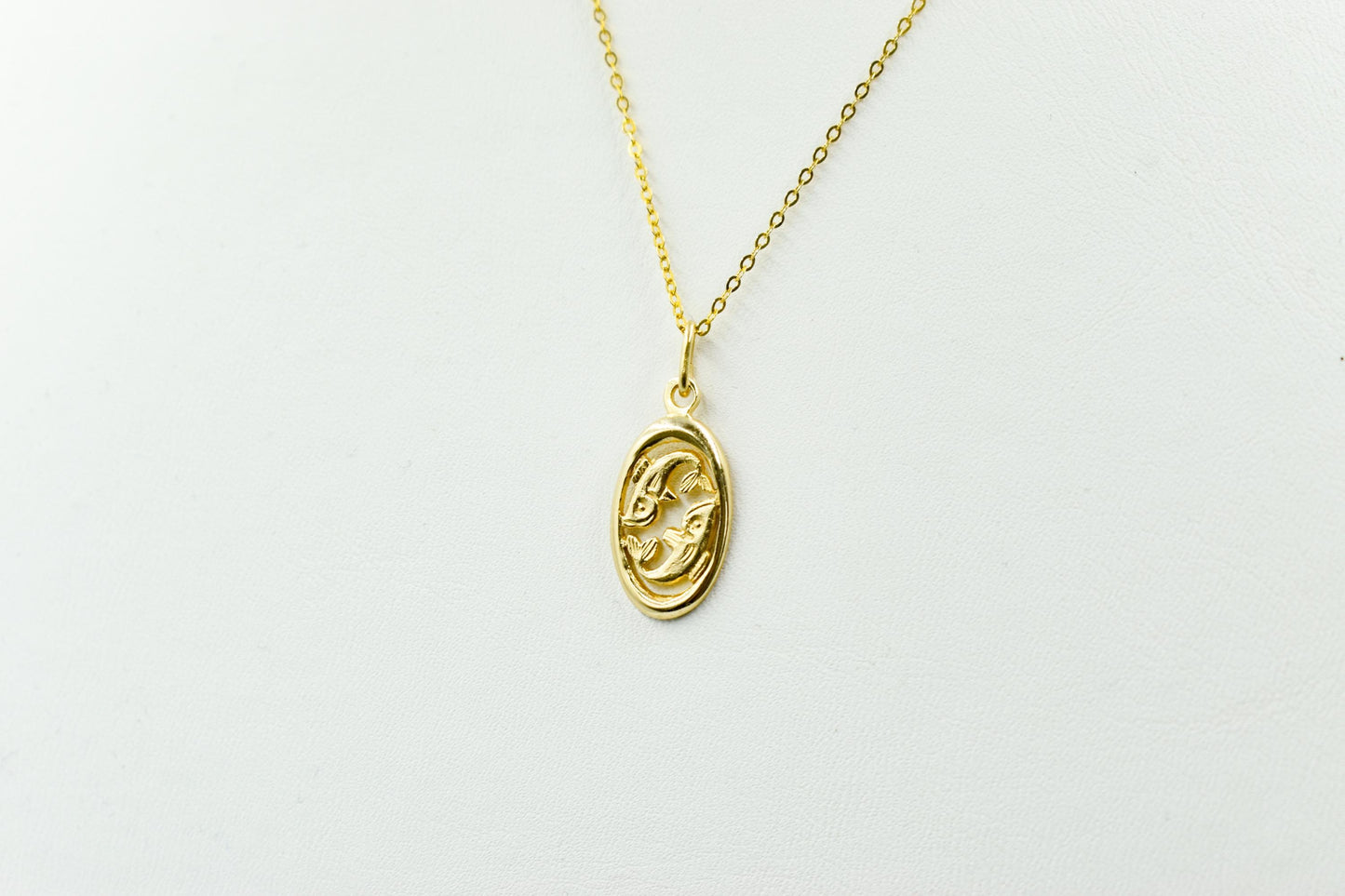 Χρυσό Μενταγιόν Ιχθύες 14Κ