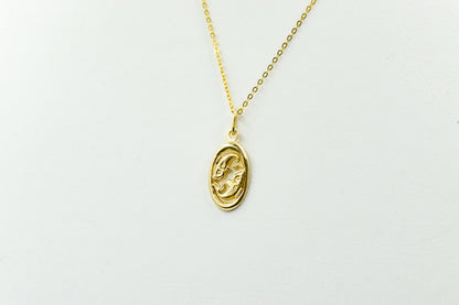 Χρυσό Μενταγιόν Ιχθύες 14Κ