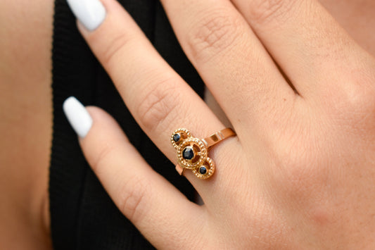 14K Gold Etruscan Ring,Byzantine Ring,Constantinople Ring,Ancient Greek Jewelry,Exclusive Constantinople Jewelry,Byzantine Womens Jewelry