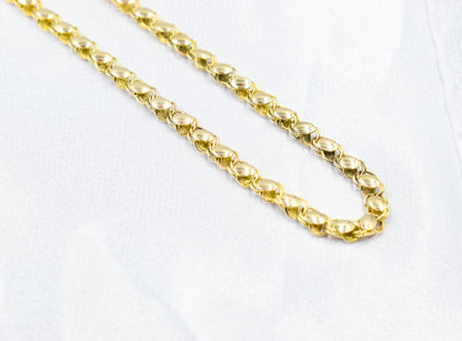14K Yellow Solid Gold Chain,14K Solid Gold Curb Chain,Cuban Choker Chain,14K Yellow Gold Miami Cuban Link Chain,Exclusive Elegant Necklace