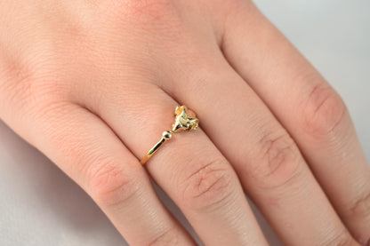 Χειροποίητο Δαχτυλίδι με Κριάρι Κ14