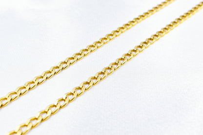 Gold Miami Curb Link Chain,Dainty Thick Gold Chain,Chunky Necklace,Gold Necklace Choker,Man-Women Chain Necklace,Unisex Exclusive Jewellery