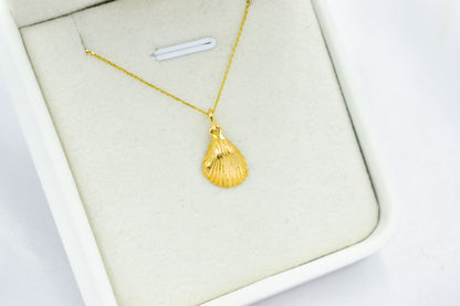 Κολιέ Κοχύλι Χρυσό Κ14