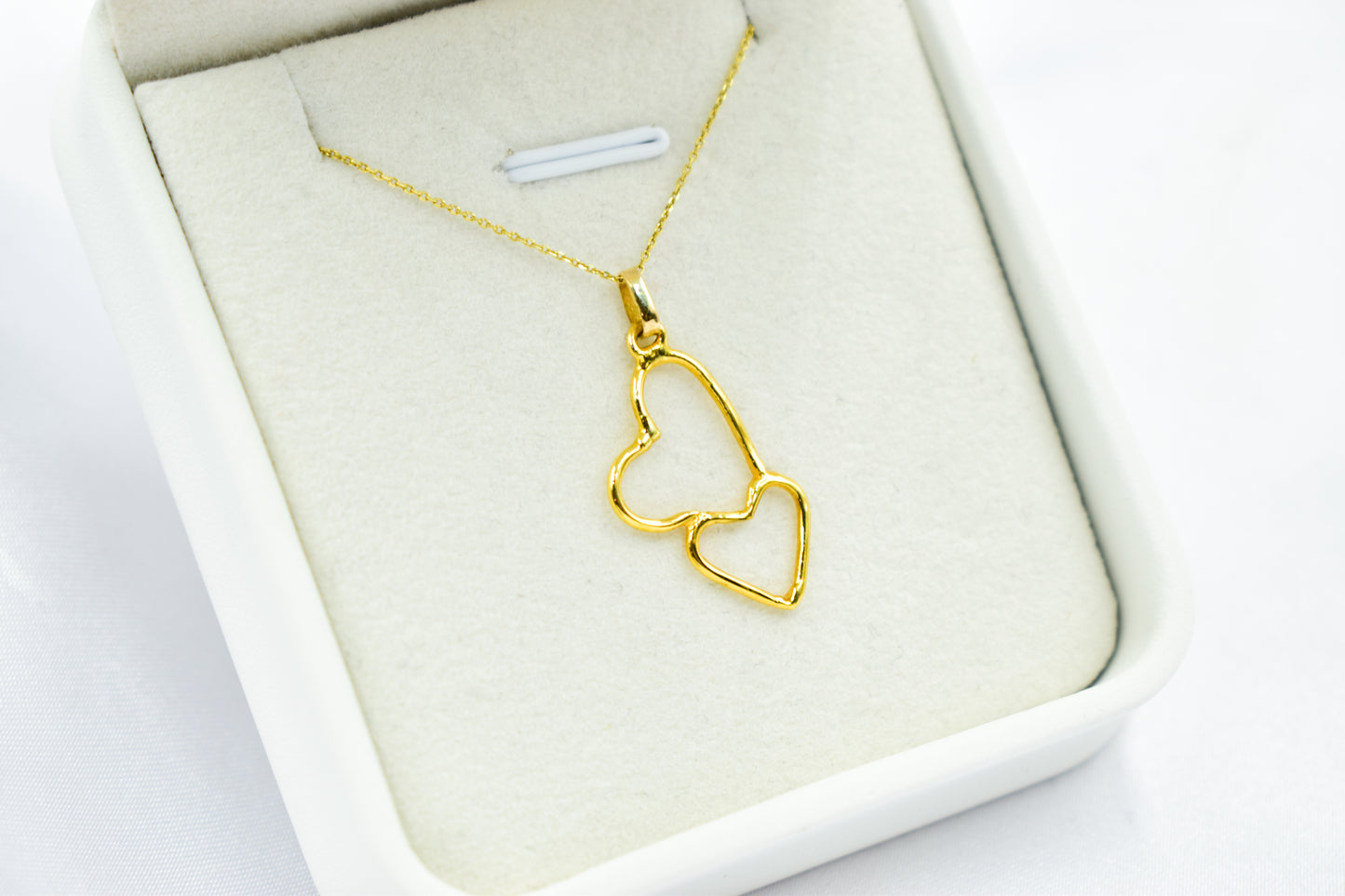 Κολιέ Διπλή Καρδιά Κ14