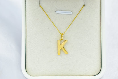 Κολιέ με Κ Μονόγραμμα Κ14