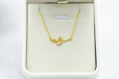 Κολιέ Κλαδί Ελιάς Κ14