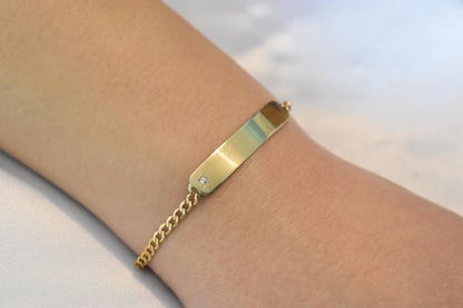 Χειροποίητη Ταυτότητα με Ζιργκόν Κ14