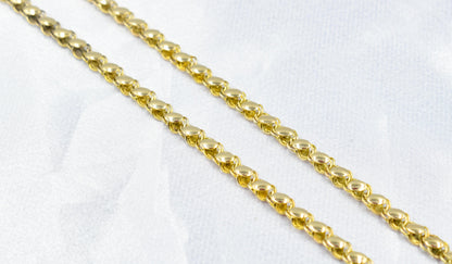14K Yellow Solid Gold Chain,14K Solid Gold Curb Chain,Cuban Choker Chain,14K Yellow Gold Miami Cuban Link Chain,Exclusive Elegant Necklace
