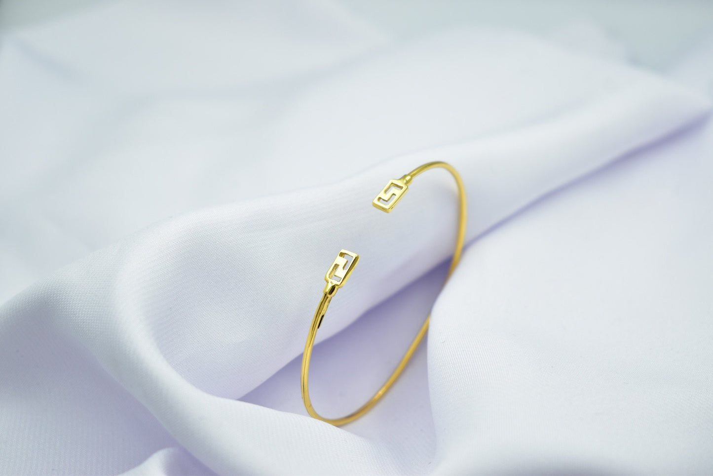 14K Gold Greca Bracelet,Exclusive Greca Gold Bangle,Ancient Greece Jewellery,Ancient Greek Inspired,Unique Gift for Her,Greek Collection