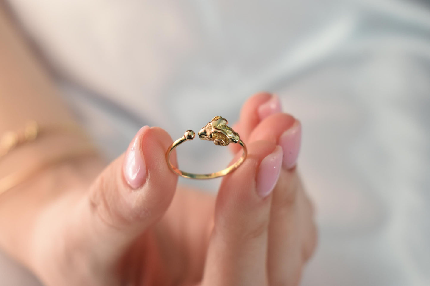 Χειροποίητο Δαχτυλίδι με Κριάρι Κ14