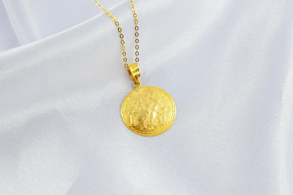 Χρυσό Κωνσταντινάτο Διπλής Όψης Κ14