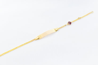 Χειροποίητη Ταυτότητα με Κόκκινο Σμάλτο Κ14