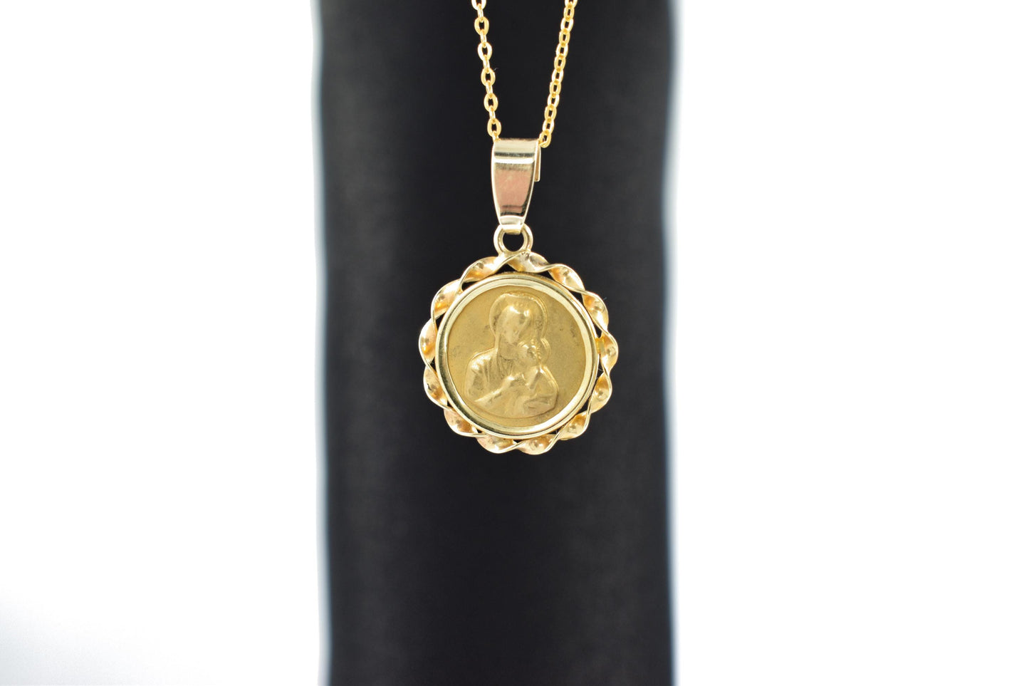 Χρυσό Κωνσταντινάτο Παναγία Κύκλος 14Κ