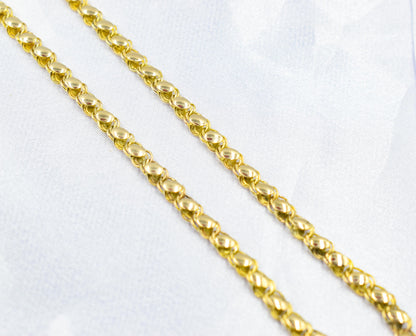 14K Yellow Solid Gold Chain,14K Solid Gold Curb Chain,Cuban Choker Chain,14K Yellow Gold Miami Cuban Link Chain,Exclusive Elegant Necklace