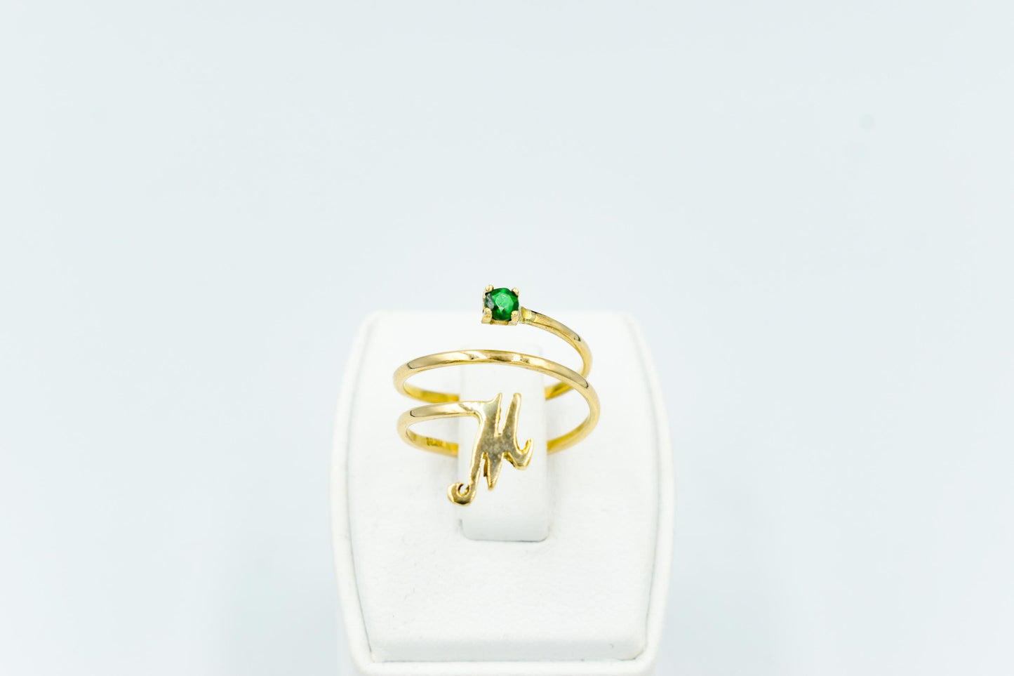 14K Personalized Solid Handmade Gold Ring,Custom Monogram Jewelry,Monogram Design Gold Ring,Unique Birthstone,Forever Custom Gift for Her