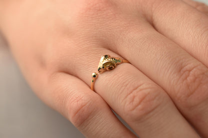 Χειροποίητο Δαχτυλίδι με Κριάρι Κ14