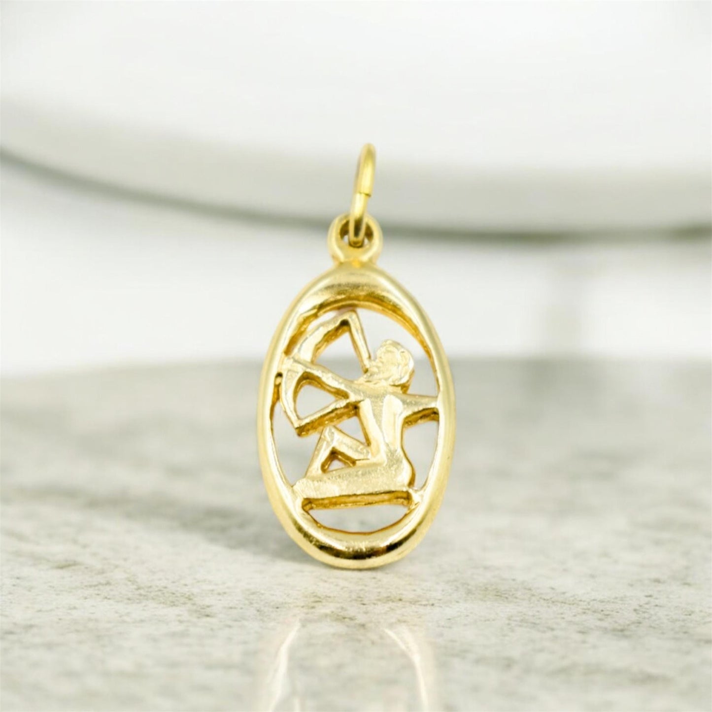 Χρυσό Μενταγιόν Τοξότης 14Κ