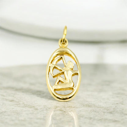 Χρυσό Μενταγιόν Τοξότης 14Κ