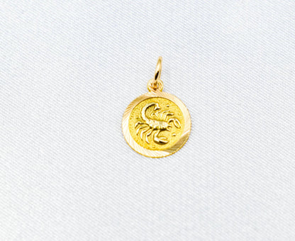 Χρυσό Μενταγιόν Σκορπιός 14Κ