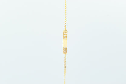 Χειροποίητη Ταυτότητα με Ζιργκόν Κ14