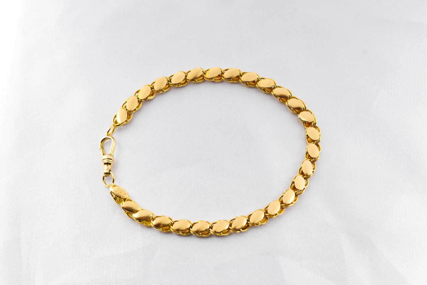 18K Solid Gold Cuban Bracelet,Link Bracelet,Gold Chain Bracelet,Dainty Chain Bracelet,Gift For Her,Women Mens Chain Bracelet,Christmas Gifts