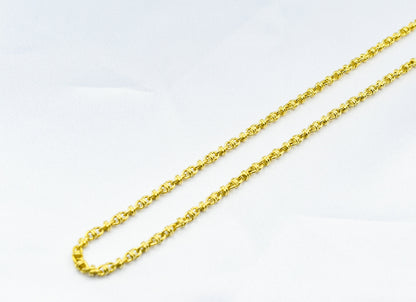 Gold Rope Chain Link Chain 14K,Dainty Thick Gold Chain,Chunky Necklace,Gold Necklace Choker,Man-Women Chain Necklace,Unisex Timeless Gift