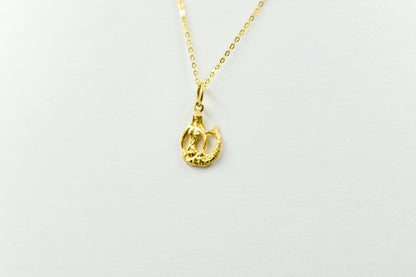 Χρυσό Κολιέ Γοργόνα 14Κ