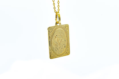 Χρυσό Φυλαχτό Παναγία Οβάλ Κ14