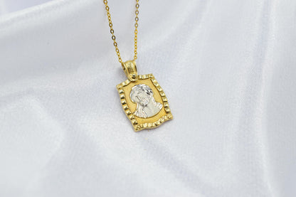 Δίχρωμο Κωνσταντινάτο Διπλής Όψης Χριστός Κ14