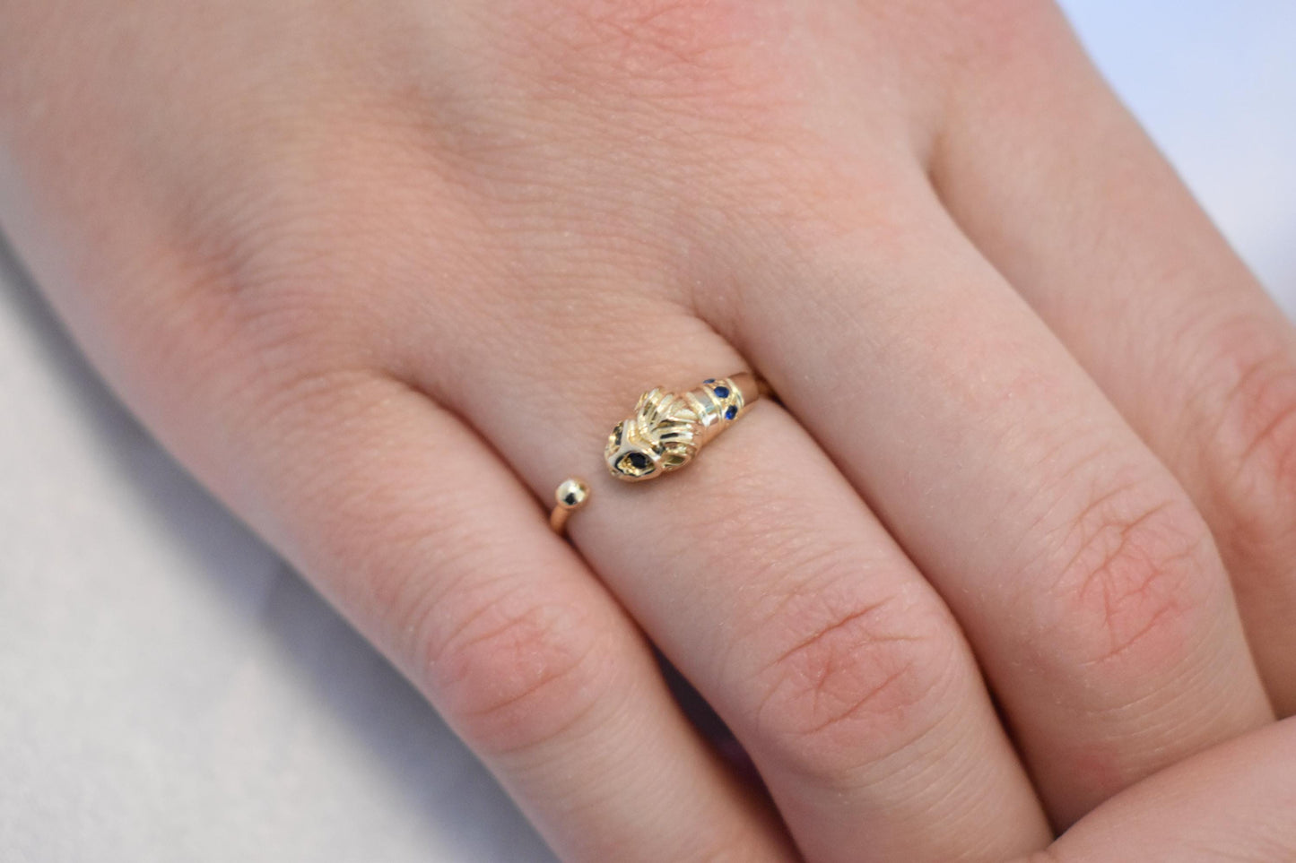 14K Solid Gold Lion Ring,Symbol of Strength,Zodiac Ring,Gold Animal Collection,Gold Band,Women Stacking Ring,Minimalist Ring,Gift for Her