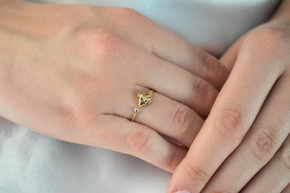 Χειροποίητο Δαχτυλίδι με Κριάρι Κ14