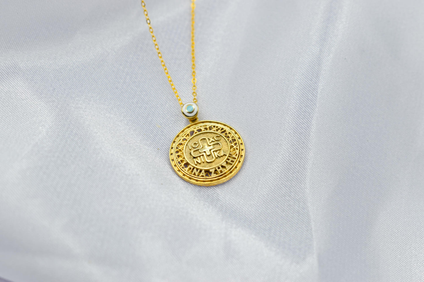 Κωνσταντινάτο Διπλής Όψης με Σμάλτο Κ9