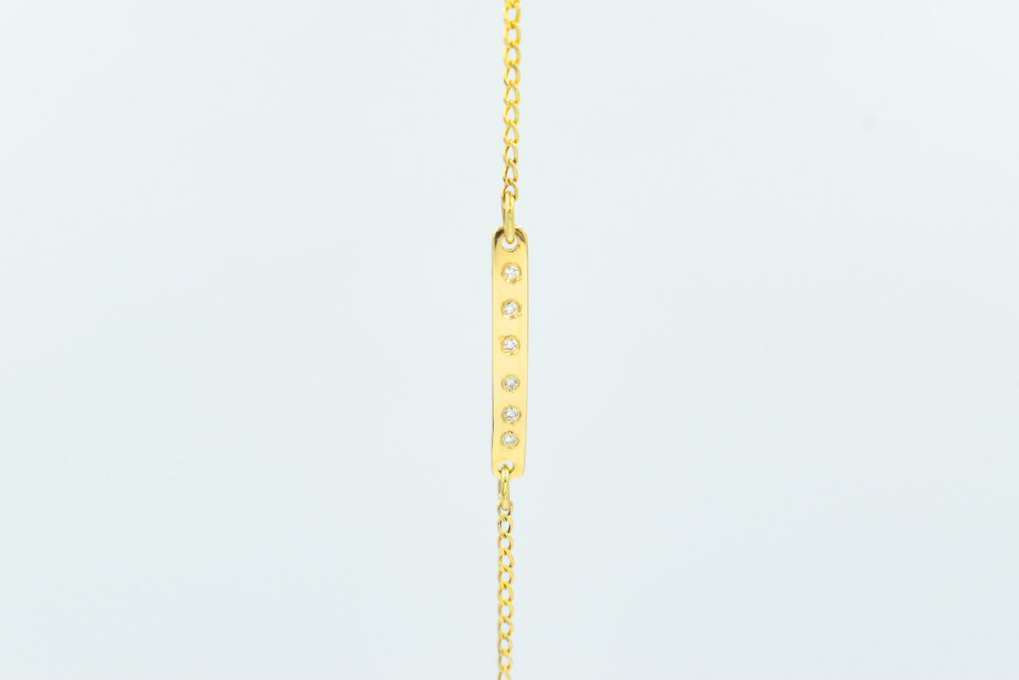 Χειροποίητο Βραχιόλι τύπου Ταυτότητα με Ζιργκόν Κ14