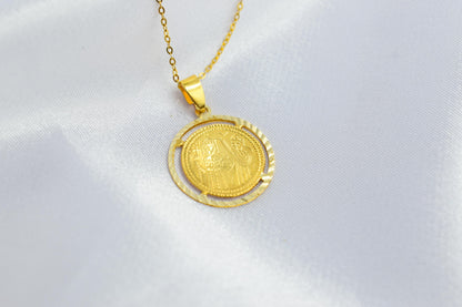 Χρυσό Κωνσταντινάτο Διπλής Όψης Κ14