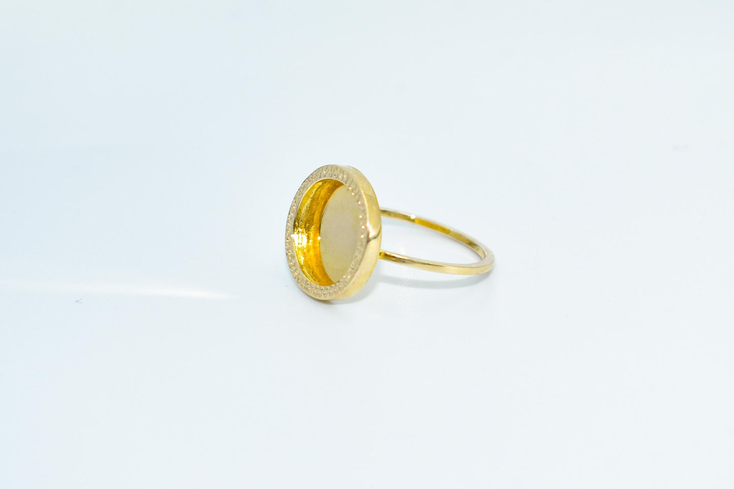 14K Solid Ring,Gold Forged Ring,14K Modern Ring,Vibrant Gold Ring,14K Elegant Ring,Fashion Jewelry,Versatile Style,Unique Ring for Her
