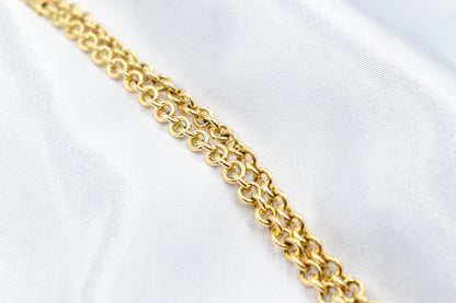 Gold Cable Chain Link Chain 14K,Dainty Thick Gold Chain,Chunky Necklace,Gold Necklace Choker,Man-Women Chain Necklace, Timeless Gift for Her