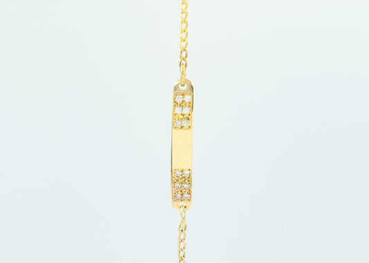 Χειροποίητη Ταυτότητα με Ζιργκόν Κ14