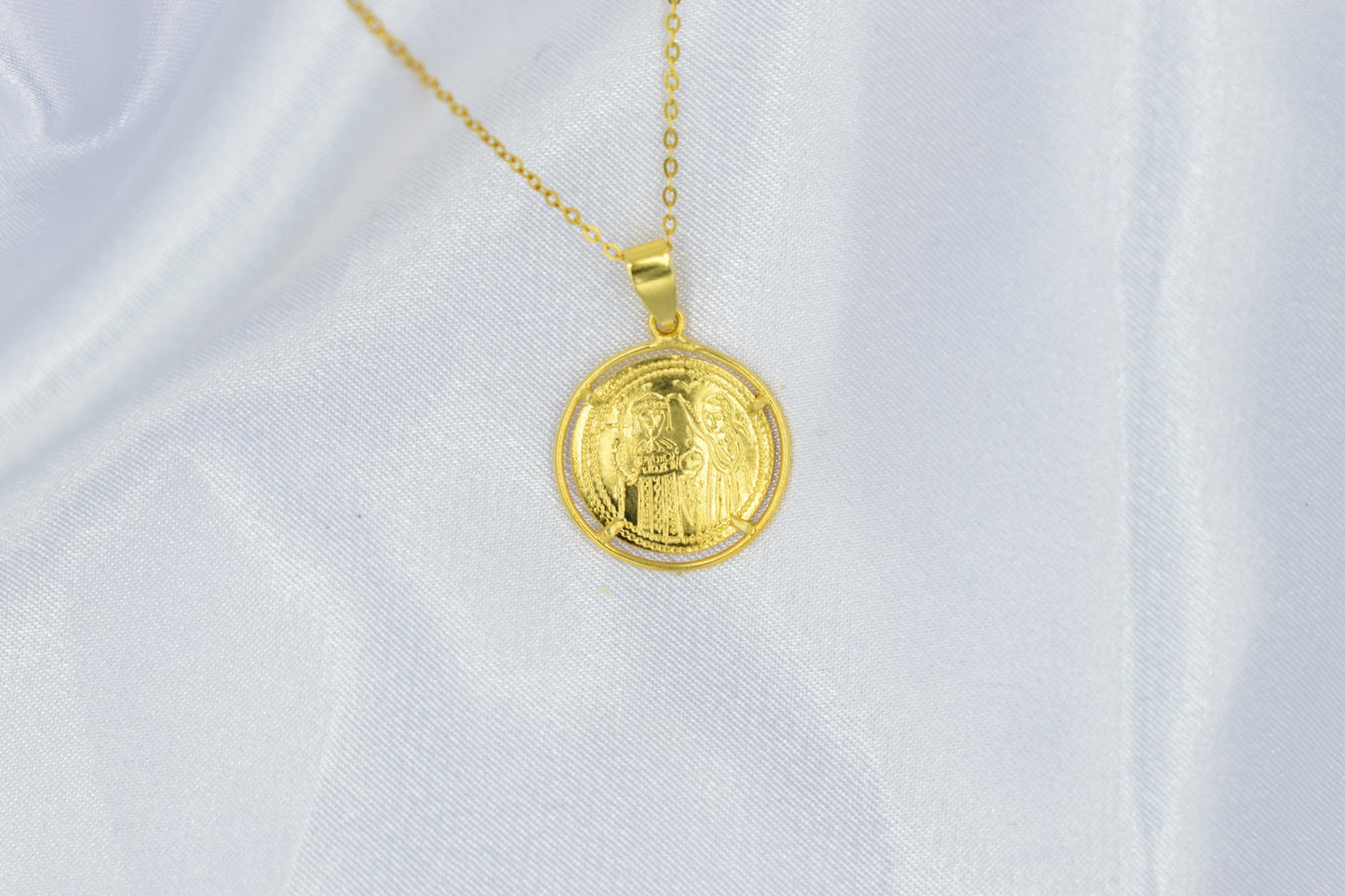 Χρυσό Κωνσταντινάτο Διπλής Όψης Κ14