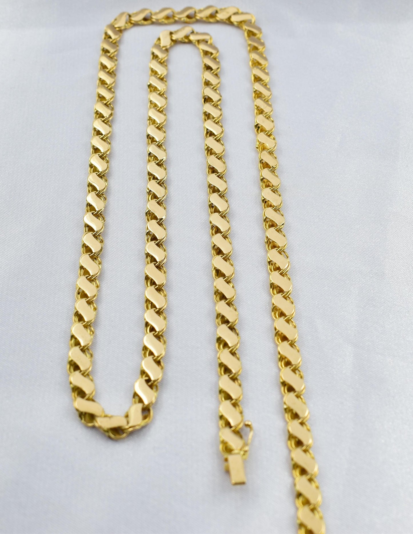 14K Gold Chain Necklace,Solid Gold Curb Chain,Cuban Choker Chain,Gold Miami Cuban Link Chain,Curb Cuban Necklace,Unisex Gift for Him & Her