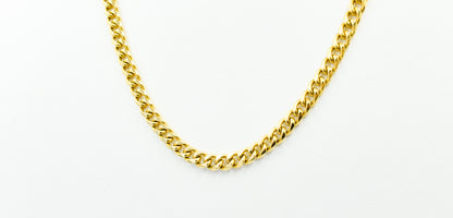 14K Gold Miami Curb Link Chain,Dainty Thick Gold Chain,Chunky Necklace,Unisex Gold Necklace Choker,Man-Women Chain,Jewellery for All