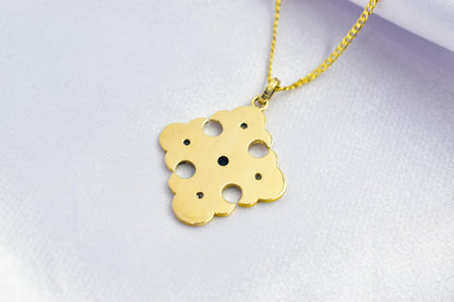 Βυζαντινός Σταυρός με Ζαφείρι Κ14