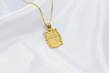 Δίχρωμο Κωνσταντινάτο Διπλής Όψης Χριστός Κ14