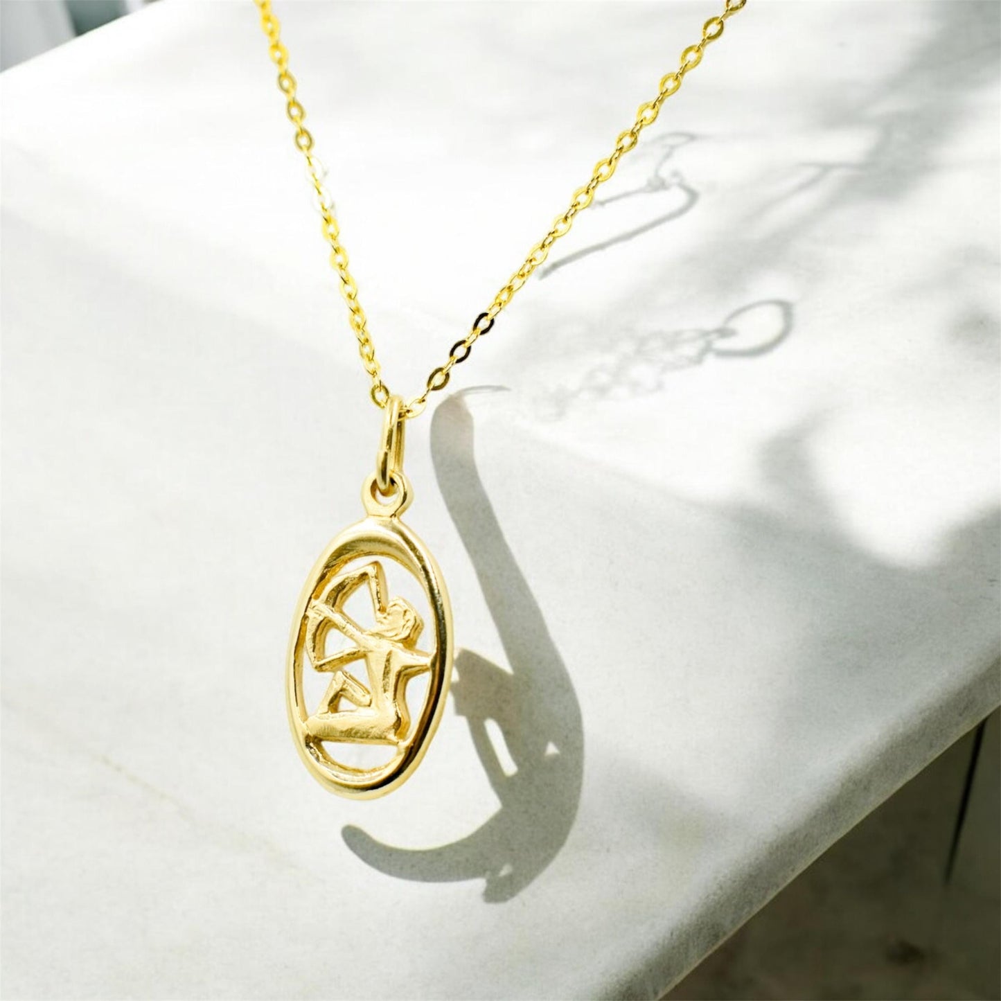 Χρυσό Μενταγιόν Τοξότης 14Κ