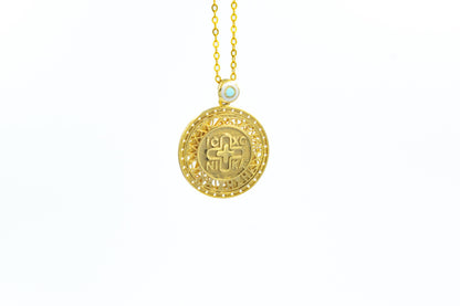 Κωνσταντινάτο Διπλής Όψης με Σμάλτο Κ9